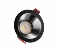 GU10 zapustené očko, BLACK úprava, strieborné vnútro FIALE COMFORT IP20