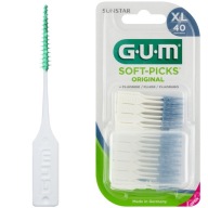 SUNSTAR GUM SOFT-PICKS ORIGINÁLNE MEDZIZUBNÉ KEFKY 40 KS XL KEFEK