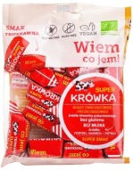 Super Krówka FUDGE VEGE BIO príchuť Jahoda bez mlieka, lepok, laktóza 150g