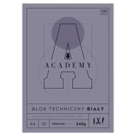 331724 TECHNICKÝ BLOK A4 BIELY 240g 10 TLAČ.