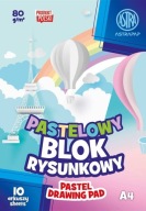 Astra pastelový farebný blok A4 80g 10 listov