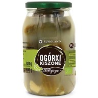 Bio nakladané uhorky 820 g (460 g) Runoland