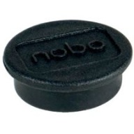Tabuľové magnety 24mm, čierne (10 ks) 1915291 NOBO