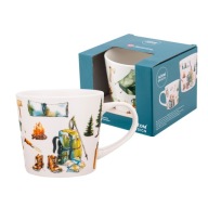 Veľký porcelánový cestovateľský hrnček na kávu a čaj Altom Design 400 ml