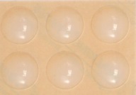 Okrúhle silikónové podložky 19mm 6 ks. 74914
