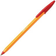 BiC oranžové červené pero