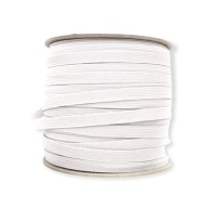 Ploché biele spodné prádlo elastické 8mm - PEGA