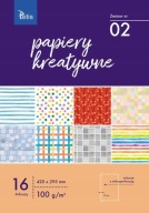 Sada kreatívnych papierov A3 TETIS KB031-02