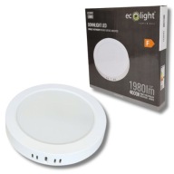 Prisadené stropné LED svietidlo 18W 1980LM 4000K IP20 vnútorné okrúhle