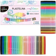 KIDEA SCHOOL Plastelína 24 PASTELOVÝCH FARIEB