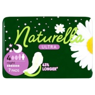 Hygienické vložky NATURELLA Ultra Night 7 ks.