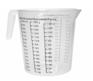 KUCHYNSKÝ ODMERNÝ hrnček S ODBORNÝM džbánom 1,5L