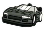 ODZNAKOVÝ ŠTÍTOK DO OBUV CROCS CROCS AUTO DEKORÁCIA ŠPORTOVÉ AUTO
