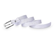 Klasický perleťový strieborný dámsky opasok, 2 cm