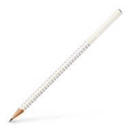 Ceruzka Sparkle Pearl Faber-Castell B, biela