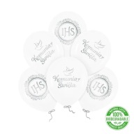 IHS strieborné balóniky na sväté prijímanie, 6 ks. 132180