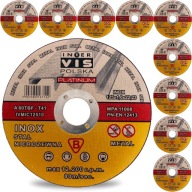 KOVOVÉ REZNÉ KOTOUČE 125x1 IV PLATINUM INOX x10