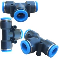 T-konektor Pneumatický zásuvný rozbočovač fi 12mm PE 12