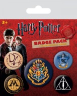 Špendlíky Harry Potter Rokfort, sada 5 kusov