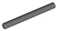 LEGO Rod/Bar 4L tmavosivá (30374/6378143)