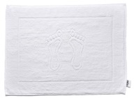 Biela hotelová noha 50x70 cm FROTTE koberec
