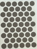 Čiapky na nábytok samolepiace 14mm - sivý kubanit (767) - 50 ks.