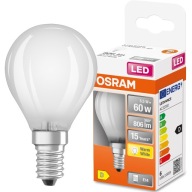 LED žiarovka SMALL BALL E14 5,5W = 60W 2700K OSRAM