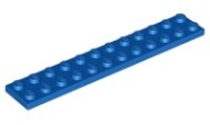 LEGO 2445 TANIER 2x12 modrý NOVINKA == (4g)