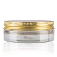 50ml PET plastová krabička so ZLATÝM ALU uzáverom