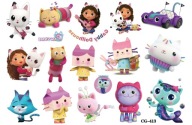 Umývateľné tetovanie pre deti CAT HOUSE GABI CG413