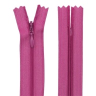 Zipsy KRYTÉ 30cm FIALOVÁ ČERVENÁ 1 ks.