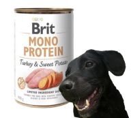 Brit MONO PROTEIN Morčacie sladké zemiaky krmivo Morčacie mäso a sladké zemiaky 400g