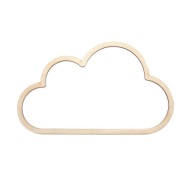 Drevená obruč, základňa macrame - Cloud, 24 cm