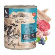COUNTRY FARM Lesné príchute Mokré krmivo pre psov Pstruh Teľacie mäso 800g