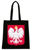 Bavlnená taška s vlasteneckou vlajkou Poľský znak