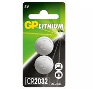 2x lítiová batéria GP CR2032 3v tlačidlový článok pre diaľkové ovládanie airtag smartag