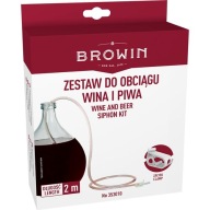 Súprava na extrakciu vína a piva, hadica so svorkou