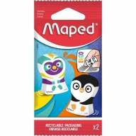 Guma na mazanie ceruziek a pasteliek Maped 2 ks pre školské ZVIERATKÁ