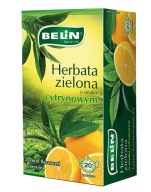 Čaj ZELENÝ CITRÓN 20 vrecúšok BELIN
