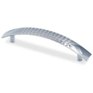 ÚCHYTKA NÁBYTKU KUCHYŇSKÁ SKRIŇKA ÚCHYTKA ZÁSUVKA ÚCHYTKA CHROM. 96MM