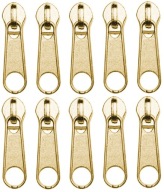 Kovový posúvač pre 3 mm špirálový páskový stroj GOLD 10 ks.