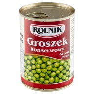Rolnik Konzervovaný hrášok 400ml