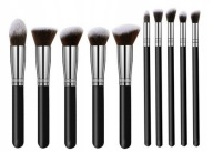 ŠTETCE NA MAKEUP SADA PROFESIONÁLNYCH KETEKOV ČIERNA