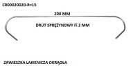 Prívesky farby S CR00020020-R=15 50 ks.