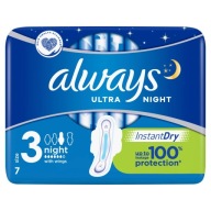 Vždy hygienické vložky s krídelkami, 7 ks.