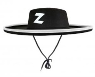 Čiapka ZORRO, veľkosť L. Párty fotobúdka, pekne spracovaná