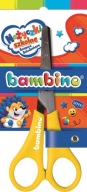Školské nožnice s mierkou a pravítkom Bambino
