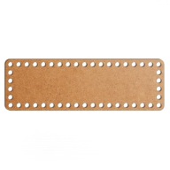 šedý základný košík dno 10x31cm HDF obdĺžnik