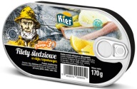 Filety zo sleďa v repkovom oleji 170g Om 3 SRDCE