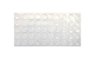 TLMIČ SILIKÓNOVÝ SAMOLEPIACI NÁRAZ FI 10mm x1,5 50 KS LIST.